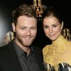 Brian McFadden et sa fiancée Vogue Williams, à Melbourne, le 7 novembre 2011.