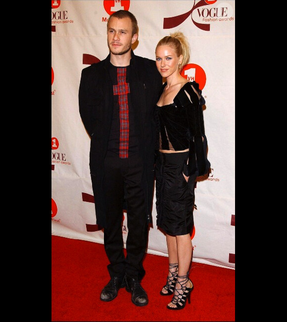 Naomi Watts et Heath Ledger en octobre 2002 à Los Angeles.