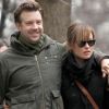 Olivia Wilde et Jason Sudeikis se promènent à New York, le 13 janvier 2012.