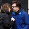 Olivia Wilde et Jason Sudeikis en pleine rue, à New York le 14 janvier 2012