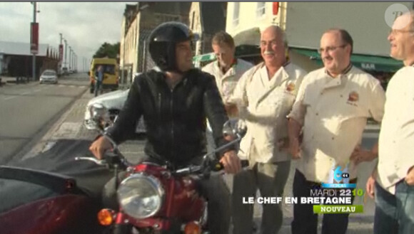 Le Chef en Bretagne, la nouvelle émission de Cyril Lignac sur M6 avec un side-car