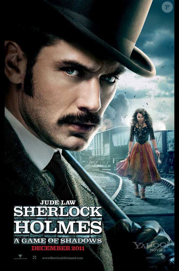 Jude Law et Noomi Rapace dans Sherlock Holmes : Jeu d'ombres.