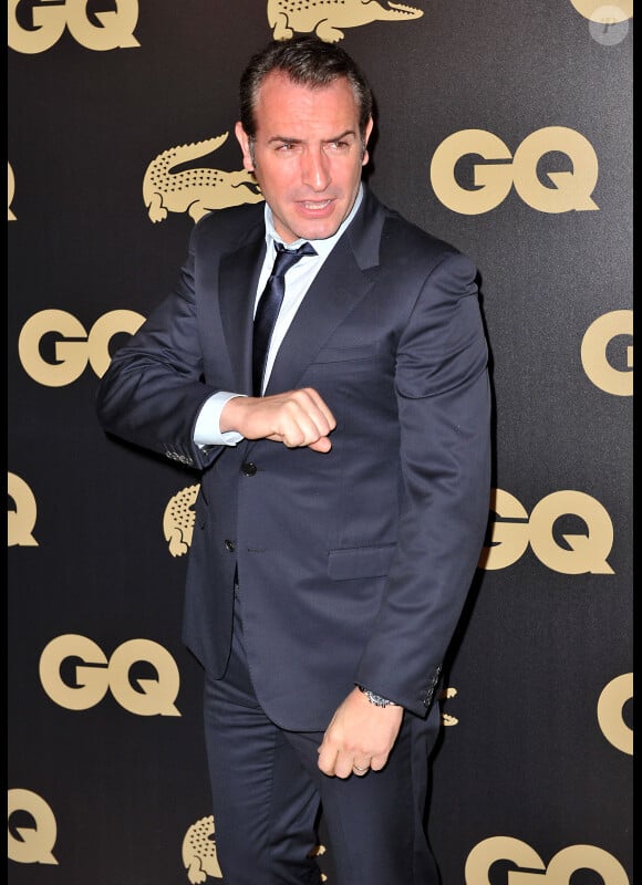 Jean Dujardin lors de la soirée GQ des hommes de l'année au Ritz à Paris le 18 janvier 2012