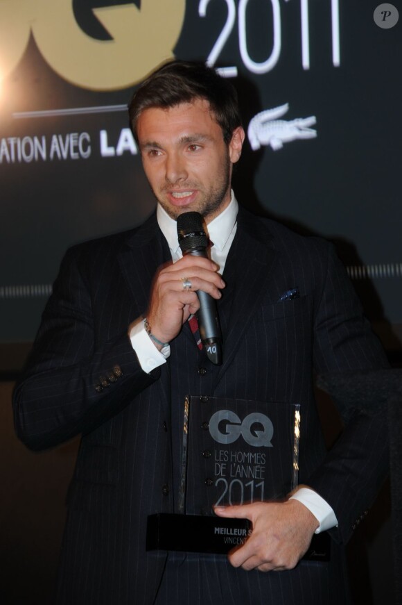 Vincent Clerc lors de la soirée GQ des hommes de l'année 2011 au Ritz à Paris le 18 janvier 2012