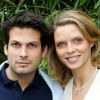 Sylvie Tellier et son mari Camille en juin 2005 à Paris