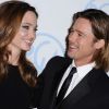 Angelina Jolie et son Brad Pitt plus amoureux que jamais lors des Producers guild awards à Los Angeles le 21 janvier 2012