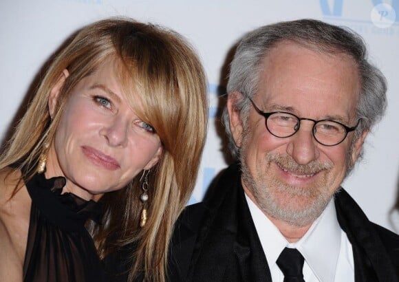 Kate Capshaw et Steven Spielberg lors des Producers guild awards à Los Angeles le 21 janvier 2012