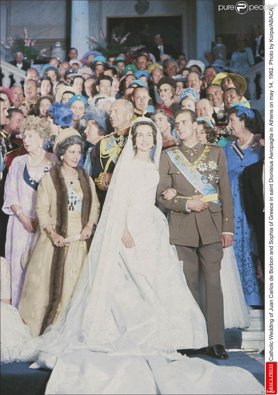 Mariage De Juan Carlos Ier Et Sofia Le 14 Mai 1962 A Athenes
