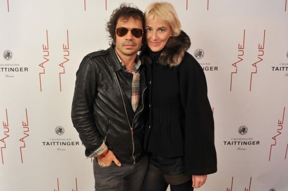 Olivier Zahm et Vanessa Bruno lors de la soirée de lancement du nouveau bar panoramique de l'Hôtel Concorde La Fayette La Vue le jeudi 19 janvier 2012 à Paris