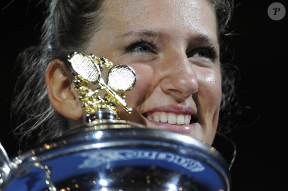 Victoria Azarenka a remporté le 28 janvier 2012 à 22 ans l'Open d'Australie, son premier trophée en Grand Chelem, aux dépens de Maria Sharapova, et est devenue la nouvelle numéro un mondial.