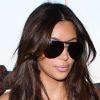 Kim Kardashian sous haute protection à l'aéroport de Los Angeles, le 1er février 2012.