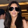 Kim Kardashian débarque à Miami, le 1er février 2012.