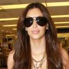 Kim Kardashian à l'aéroport de Miami, le 1er février 2012.