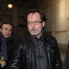 Christophe Alévêque à son arrivée au tribunal correctionnel de Paris le 2 février 2012