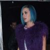 Katy Perry arrive à la fête du Super Bowl donnée par Direct TV où elle a donné un concert quelques heures plus tard. À Indianapolis, le 4 février 2012.