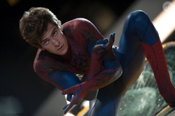 Andrew Garfield dans The Amazing Spider-Man.