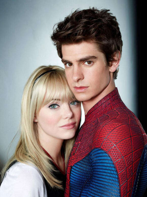 Andrew Garfield et Emma Stone dans The Amazing Spider-Man.