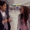 Dan et Blair à l'aéroport dans Gossip Girl