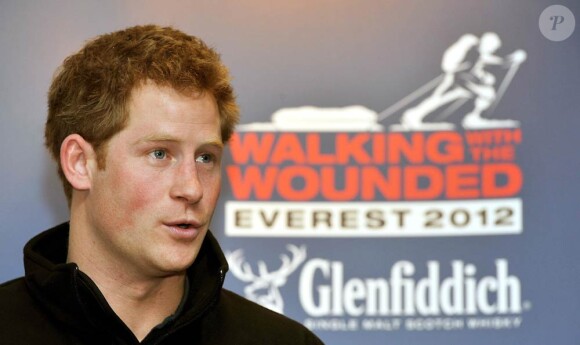Le prince Harry lançait le 10 février 2012 à Piccadilly (Londres) l'expédition de Walking with the Wounded à l'assaut de l'Everest.
