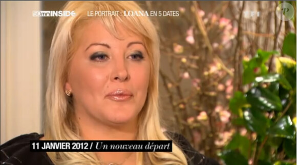 Loana se confie à Sandrine Quétier, pour l'émission 50 Minutes Inside, diffusée  le 11 février 2012.