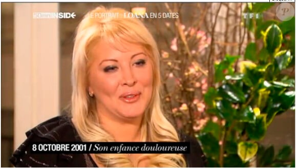 Loana face à Sandrine Quétier, pour l'émission 50 Minutes Inside, diffusée  le 11 février 2012.