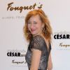 Julie Ferrier lors de l'after-party de la 37ème cérémonie des César au Fouquet's, le 24 février 2012