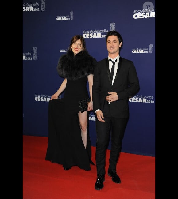 Valérie Donzelli et Jérémie Elkaïm lors de la 37ème cérémonie des César à Paris, le 24 février 2012