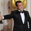 Jean Dujardin, Oscar du meilleur acteur pour The Artist, le 26 février 2012.