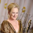 Meryl Streep, Oscar de la meilleure actrice, le 26 février 2012 à Los Angeles.