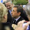 Nicolas Sarkozy en visite au Salon de l'agriculture le 25 février 2012 à Paris