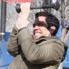 Danny Vito sur le tournage de New York Unité Spéciale, à New York, le 27 février 2012
