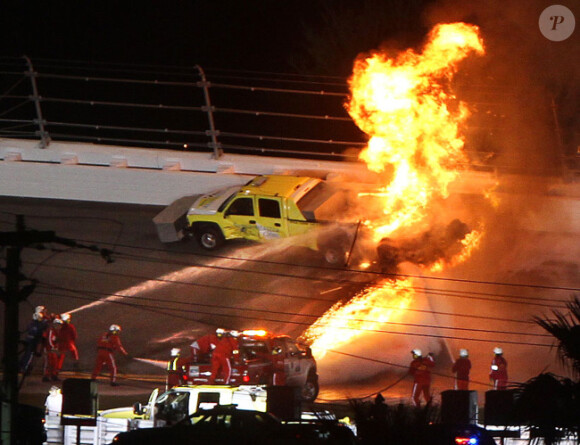Juan Pablo Montoya a été victime d'un terrible accident de Nascar le 27 février 2012 à Daytona. Plus de peur que de mal.