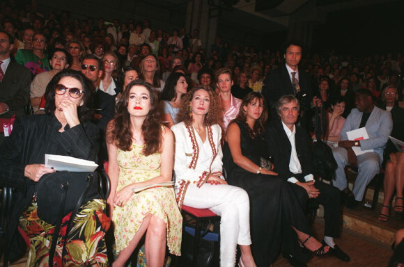 Anouk Aimée, Sean Young, Marisa Berenson et Sophie Marceau, en juillet 1995 à Paris.