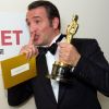 Jean Dujardin, Oscar du meilleur acteur, le 26 février 2012 à Los Angeles.