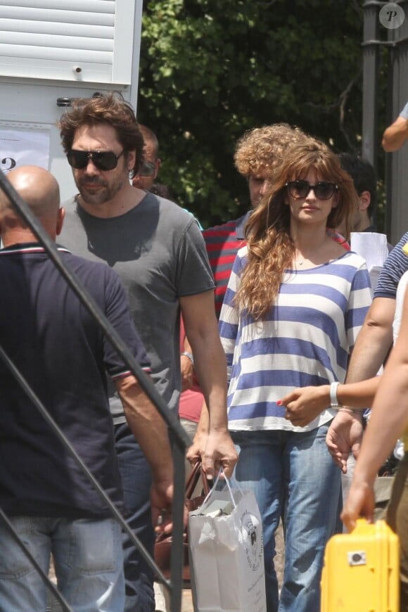 Javier Bardem et Penélope Cruz en juillet 2011