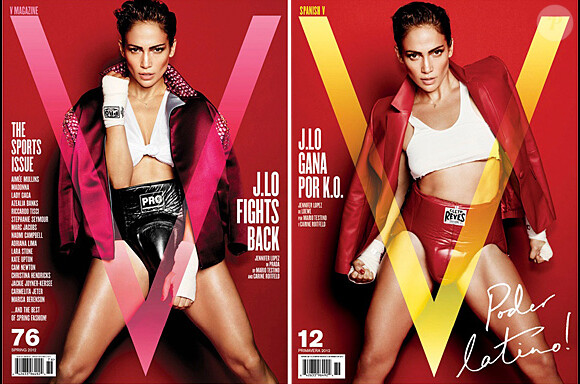 Jennifer Lopez shootée par Mario Testino pour V Magazine, printemps 2012.