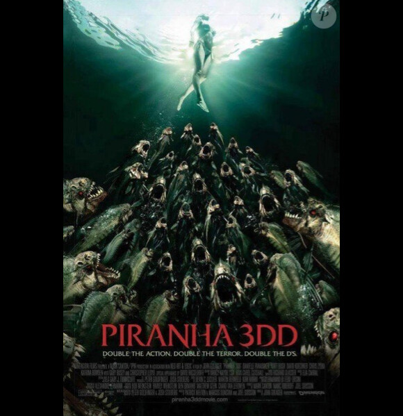 L'affiche du film Piranha 3DD