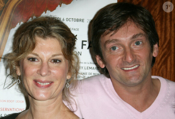 Pierre Palmade et Michèle Laroque le 24 septembre 2007 à Paris