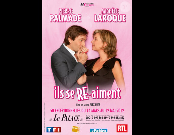 Michèle Laroque et Pierre Palmade remontent sur scène dans Ils se re-aiment au Palace à Paris à partir du 14 mars 2012