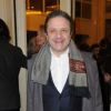 Eric Laugerias le 4 mars 2012 lors du Gala de charité Enfance Majuscule organisé à la salle Gaveau à Paris