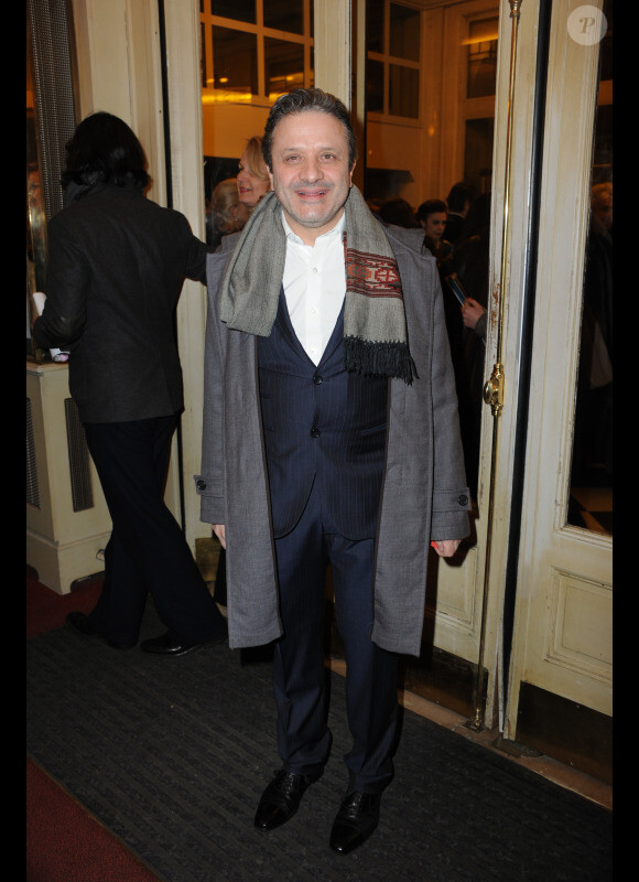 Eric Laugerias le 4 mars 2012 lors du Gala de charité Enfance Majuscule organisé à la salle Gaveau à Paris