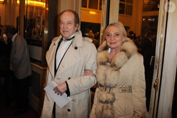 Le comte et la comtesse de Paris le 4 mars 2012 lors du Gala de charité Enfance Majuscule organisé à la salle Gaveau à Paris