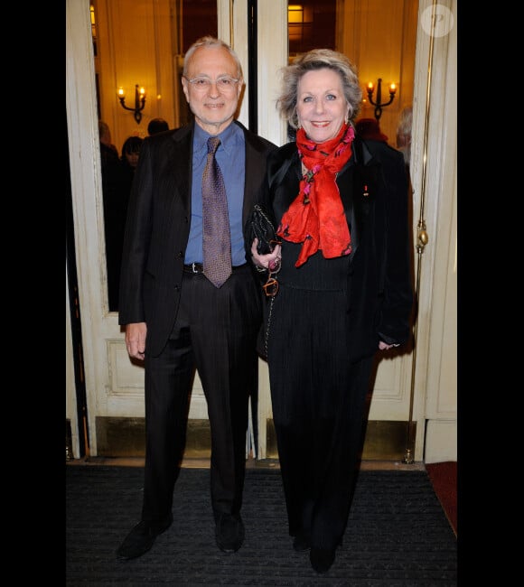 Françoise Laborde le 4 mars lors du Gala de charité pour l'association Enfance Majuscule à la salle Gaveau à Paris