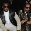 Diddy et le rappeur Shyne à la Halle Freyssinet pour le défilé Kanye West. Paris, le 6 mars 2012.