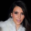 Kim Kardashian a fait le voyage Los Angeles-Paris pour assister au défilé Kanye West qui avait lieu à la Halle Freyssinet. Paris, le 6 mars 2012.