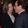 Valérie Trierweiler et François Hollande à Paris, le 8 février 2012.