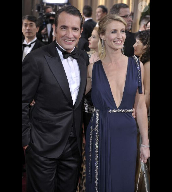Jean Dujardin et Alexandra Lamy aux Oscars 2012