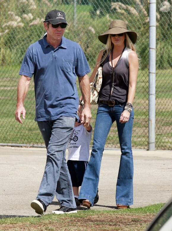 Dennis Quaid et sa femme Kimberly en septembre 2010