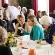  La princesse Maxima au petit-déjeuner Female TOP Talent le 8 mars 2012, date de la journée de la femme. 
 Après la tragédie familiale qui a frappé la famille royale des Pays-Bas en février 2012 (le prince Friso, victime d'une avalanche, est tombé dans le coma), il a fallu se remettre au travail... 