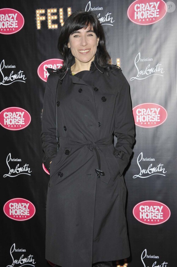 Bianca Li à la première VIP de la revue Feu au Crazy Horse, à Paris, le 12 mars 2012.
